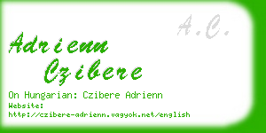 adrienn czibere business card